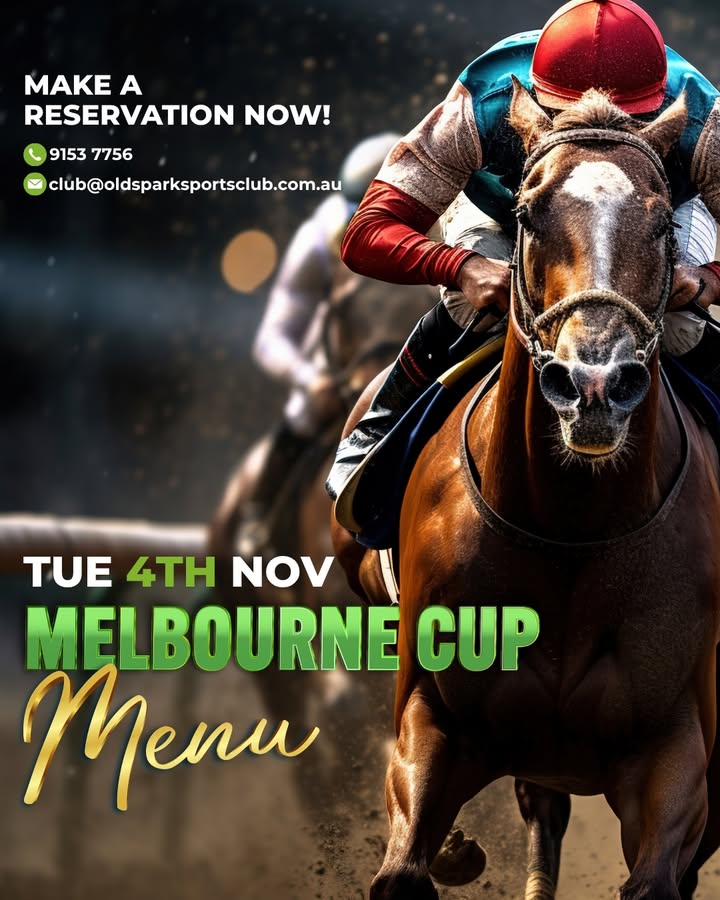 Featured image for “Melbourne Cup Day Special Race Day Menu at Olds Park Sports Club”