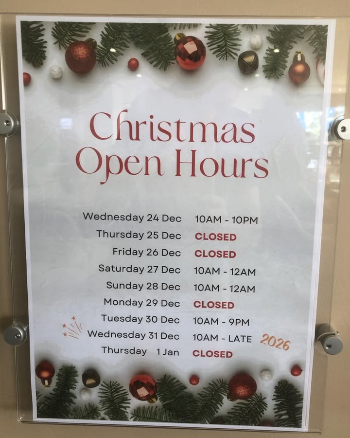 Featured image for “Christmas Trading Hours at Olds Park Sports Club”