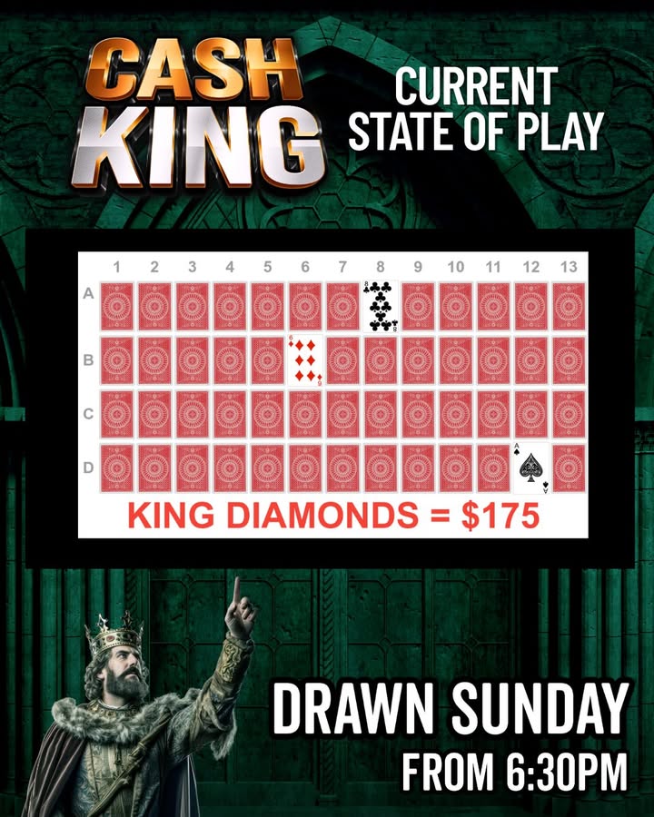 Featured image for “CashKing Returns This Sunday at Olds Park Sports Club”