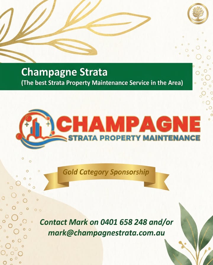Featured image for “Champagne Strata Property Maintenance – Gold Sponsor of Olds Park Sports Club”