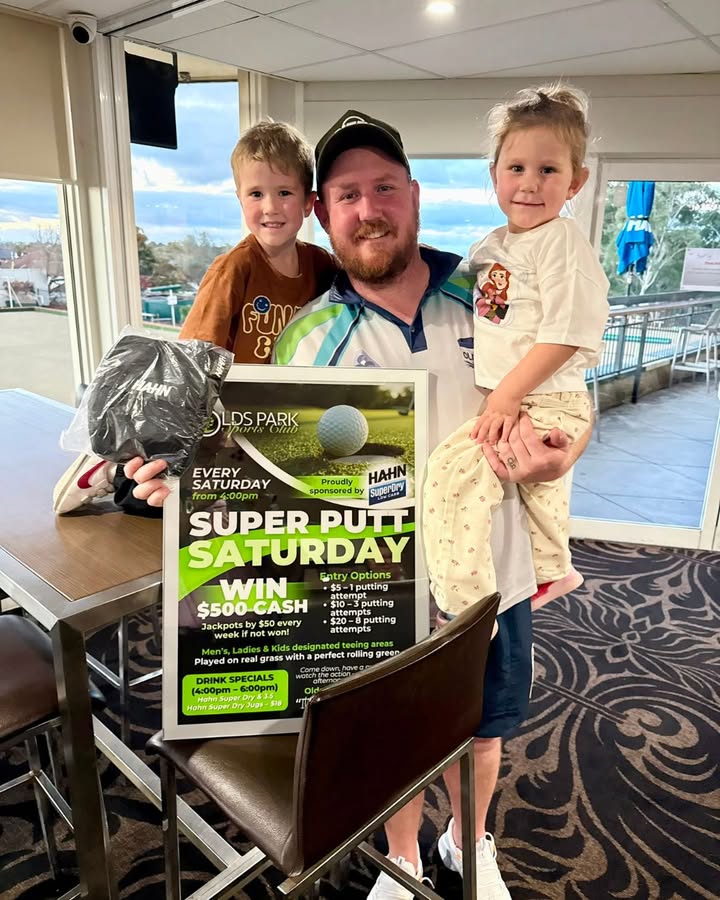 Featured image for “Aaron Sowter Wins Super Putt Saturday at Olds Park Sports Club”