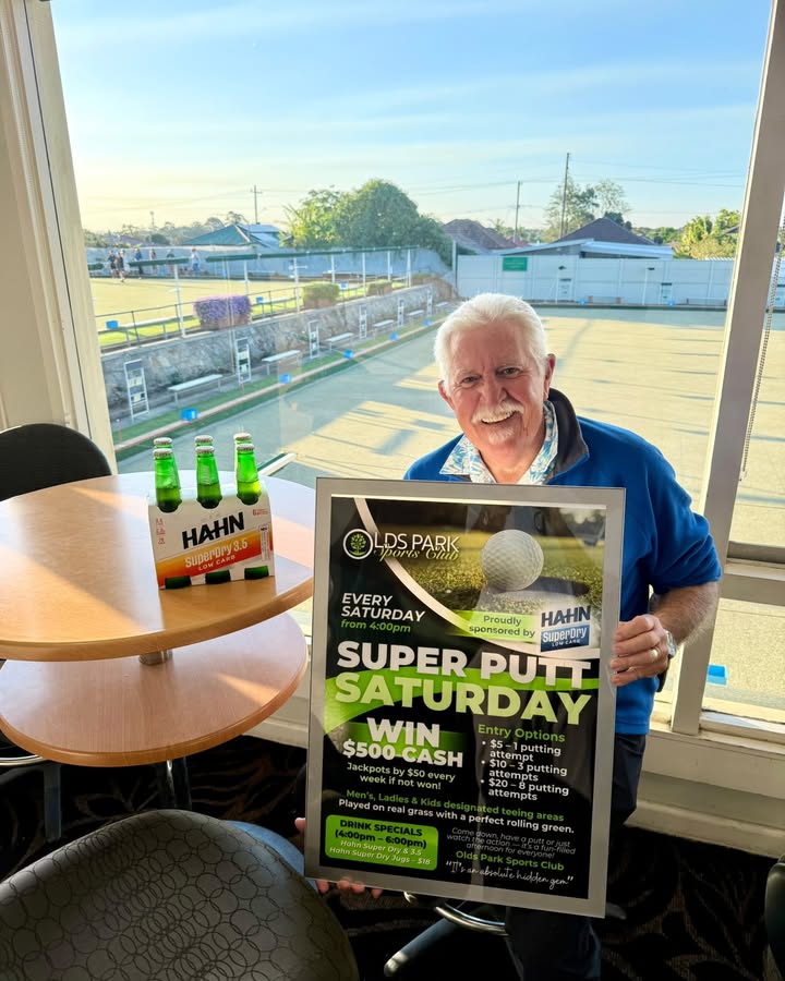 Featured image for “Super Putt Saturday Jackpot Hits $550 at Olds Park Sports Club”