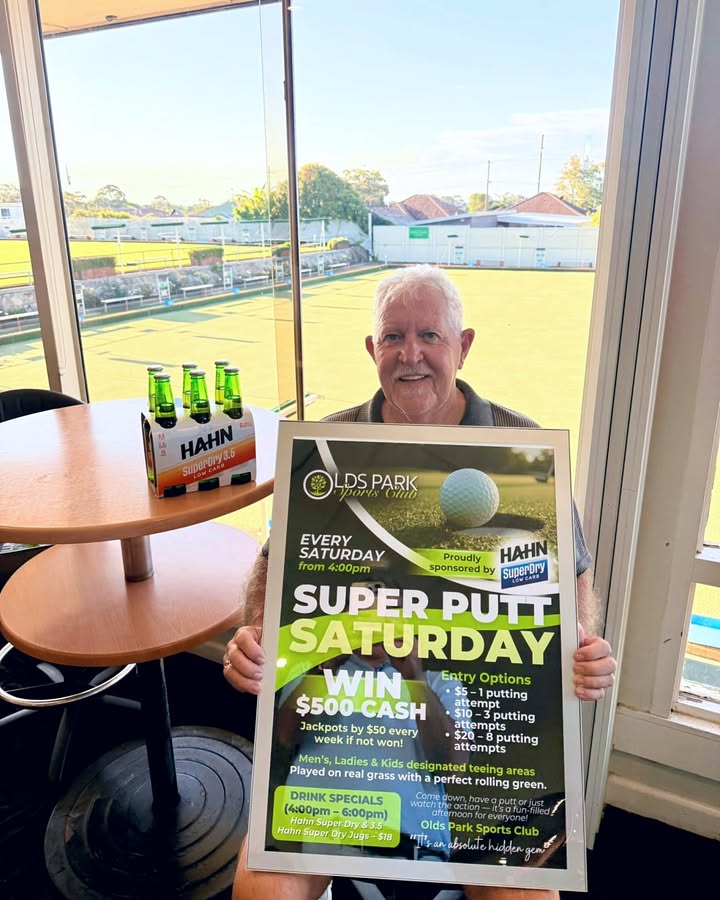 Featured image for “Super Putt Saturday Jackpot Climbs to $700 at Olds Park Sports Club”